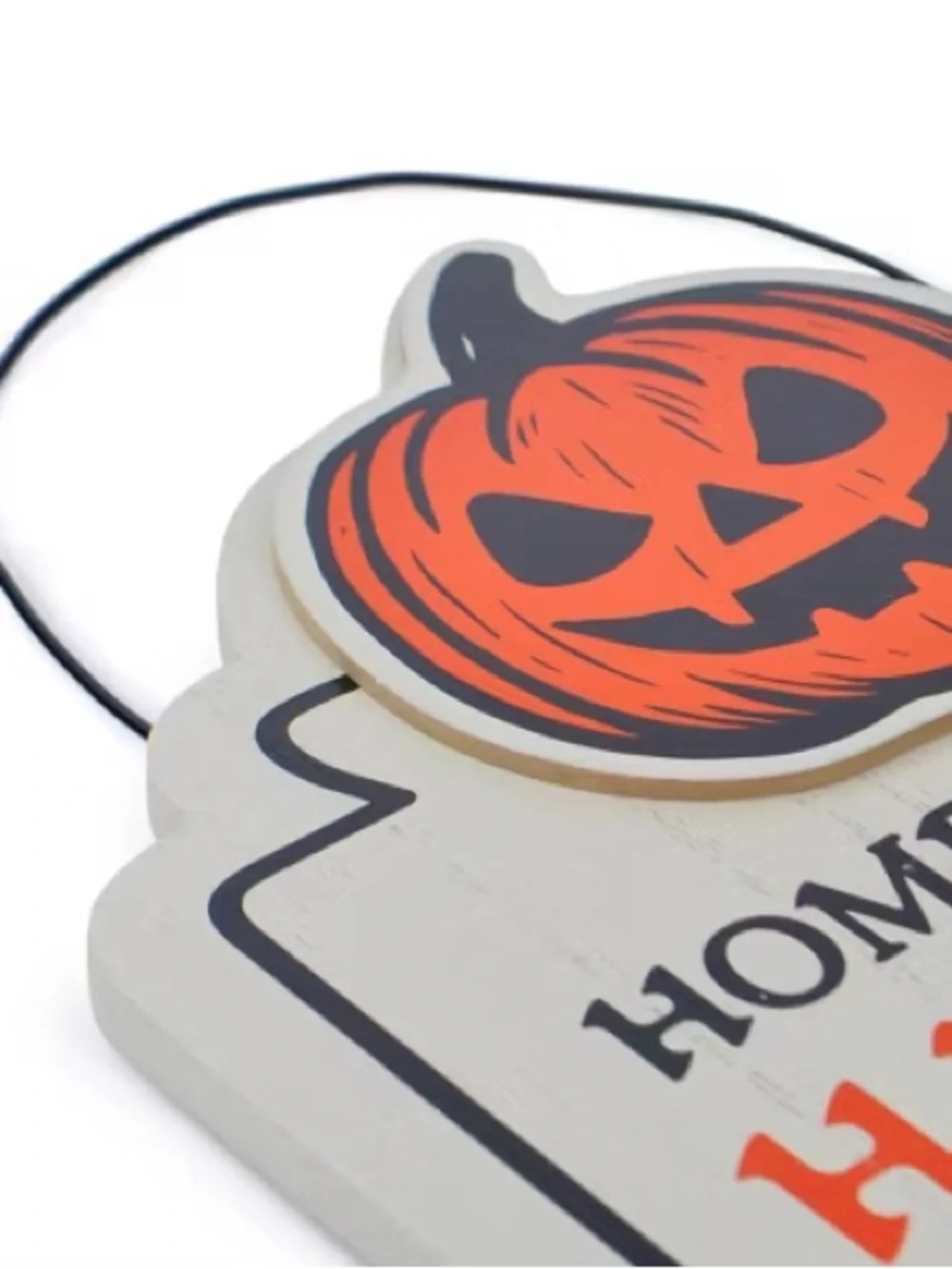 NEW Target Bullseyes Playground Wood Halloween Sign - Haunted Home